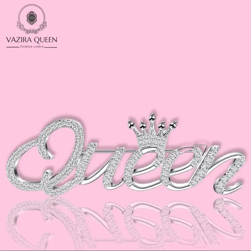 VQ Queen Sign Brooch